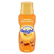 인터내셔널 딜라이트 커피 크리머 카라멜 마키아토 16oz, 1팩