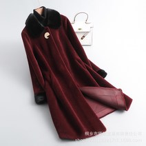 양가죽 무스탕 롱 무스탕 코트 어버이날 기념일 선물세트 데일리