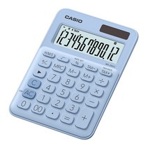 카시오 본사직영 MS-20UC 일반용 컬러계산기, LB(라이트 블루)