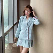 피케 레드 스쿨룩 마린룩 정장 점퍼 트위드자켓코디 트위드자켓 겨울트위드자켓 트위드크롭자켓