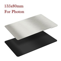 3D 프린터 액세서리 DLP/SLA Mono X 135x80mm 용 스프링 스틸 플렉시블 빌드 플레이트 ANYCUBIC Heatbed 마그네틱 스티커 CREALITY, 01 135x75mm_02 Plate Kit 2PC