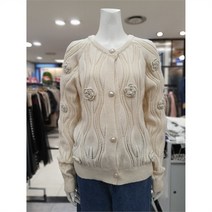 엔코코 손뜨게꽃장식 스카시니트가디건 NH4LJCD003IVFF