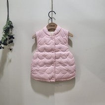 치크 NC11 여아 리버시블 경량조끼 CKVW22W1G