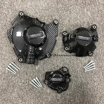 야마하 R1 오토바이 액세서리 엔진 커버 세트 케이스 GBracing YAMAHA R1M YZF 20152021, carbon fiber texture