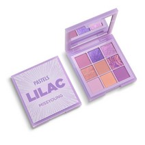 글리터 네온 야광 팔레트 아이섀도 펄 스틱 섀도우 색조화장품 웜톤 쿨톤 뉴 젬스톤 9 컬러 매트 쉬머 피그먼트 메이크업, 자주색