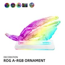 컴퓨터케이스 pc케이스 pc케이스미들타워 ARGB ROG 피규어 믿음 품 게이머의 공화국 5V3PIN LED 무지개 조, 5V Transparent white, with controller