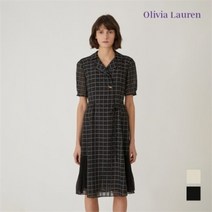 셀러허브 1 올리비아로렌 NC06 체크 플리츠 원피스 VOCOAYM5121
