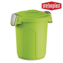 대용량 강아지 가정용 사료보관통 23L 그린 밀폐용기