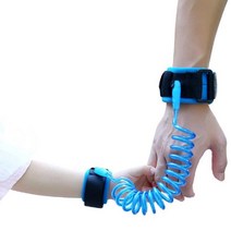 미아방지 손목 스프링 스트랩 줄 고급형 2.5m, 오렌지