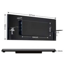 보조 모니터 휴대용 와이드 포터블 서브 4k 터치 스마트 노트북 스크린 블루투스 미러링 듀얼 HDMI USB 커브 섀시 화면 14 인치 디스플레이 diy 컴퓨터 온도 링 화면, 12.6인치 CNC