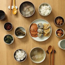 옳음 도자기 그릇세트 집들이선물 한식 홈 세트, 6-4.  원형접시 중 옥색, 옵션에따라다름