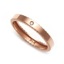 [비앤비골드] 18K 쿠션 모이사나이트 올밴드 남성 반지 RCM38088