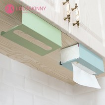 로로스키니 키친 타올 걸이 천장 메탈 뽑아쓰는 키친타월 케이스 티슈 걸이, 핑크