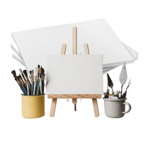 백앤아트 캔버스 미술 아크릴 유화 면천 그림그리기 무지 우드 정사각 직사각형 액자, 90×60cm