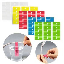 케이블 라벨 30pc 레이블 스티커 방수 식별 태그 표시, 케이블라벨 BL08112 옐로우