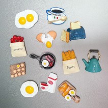 더이쁨 푸드 냉장고 자석 마그넷 메모 홀더 빈티지 인테리어 소품, 마그넷(계란한판) EP-1146