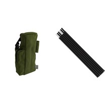 dod(디오디) 페그맥하코브페그백 대용량 【허리에 감아 운반할 수 있다】 pc1-557-kh 텐트 터프 폴 2개 세트 페그 로프 170cm xp-01k【세트 구입】