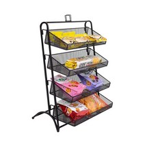 과자진열대 메탈선반 약국 편의점 슈퍼마켓, 큰흰색