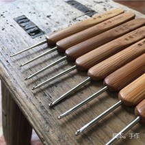 귀도리뜨기 대바늘블랭킷 담요방석 니트실 코바늘Handmade 대나무 손잡이 탄화 대나무, 2.25MM