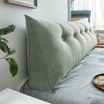 침대틈새막이 매트리스 쇼파 사이 틈새 쿠션 북유럽 머리맡 등받이 소프트 가방 대형 방석, 스모크 그레이, 605020cm길이높이두께