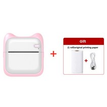 셀프 사진기계 포토 프린터 미니 휴대용 무선 감열 포토 프린터 라벨 인쇄 57mm BT 200dpi 안드로이드 IOS, 08 Style 8