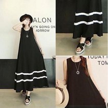 여자 여름 민소매 빅 투라인 롱원피스 원피스 여름원피스 플레어원피스 카라원피스 플라워원피스