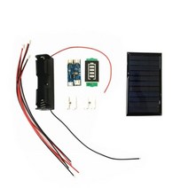 태양광패널 태양열설치 미니 모노 80*45mm 태양 전지 패널 5V 60MA 충전 및 태양열 리포 충전기로 전기 생성, Package B