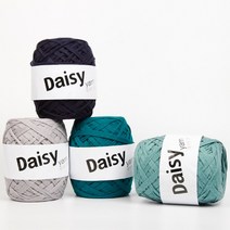 야나 데이지얀(daisy yarn) 패브릭얀, 22번(중회색)