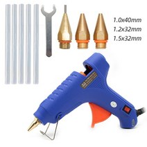 무선글루건 충전식 60w 작은 직경 1mm 구리 노즐 핫멜트 작은 소세지건 41, 3pcs 노즐, 영국