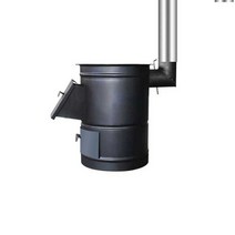 드럼 소각기 나무 장작 시골 펜션 난로 농막 가정용, 46cm+2m 파이프+액세서리