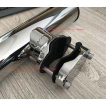 어르신오토바이 노인스쿠터 삼륜전기차 316 스테인리스 스틸 로드 홀더 타원형 베이스 43-51mm 튜브에 적합