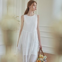 [심플레트로]Alaia Sleeveless Midi Tiered Dress