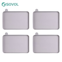 Sovol-Anycubic 광자 S DLP SLA 3D 프린터 부품과 호환되는 수지 통용 실리콘 탱크 커버 178x120x30mm 4 피스, 상세내용표시
