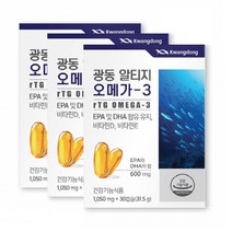 관동 항산패 알티지오메가3 비타민DE 노르웨이 3박스
