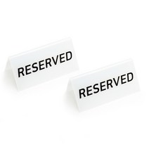 디자인스튜디오투명 아크릴 RESERVED 예약석 표시판, 반투명