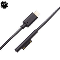 1.5M USB c형 전원 공급 장치 어댑터 15V 3A 코드 마이크로소프트 서피스 프로 6/5/4/3 /GO PD 3.1 고속 충, 한개옵션0