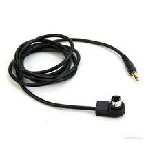 차량용스피커 AUX 입력 코드 어댑터 커넥터 알파인 용 아이폰 호환 MP3 스테레오 플레이어 3, [01] Black