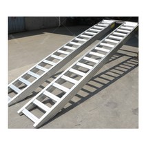 굴삭기 지게차 상하자 계단 사다리 알루미늄 경사발판, 길이 폭 40cm 2미터 35톤