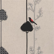 코카 일본 수입 에치노 스탠다드 스토리 시리즈 린넨 캔버스 프린트원단 모음 퀼트원단 소잉 - 1/4YD, 202D(내츄럴)(작은새)