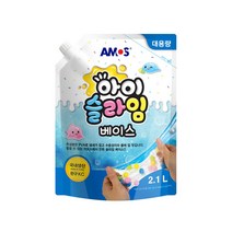 아모스 아이슬라임 베이스 2.1L 2개입, 혼합색상, 2개