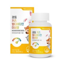맛있는 딸기맛 키즈 멀티비타민 츄어블 올인원비타민 비타민구매, 상세페이지참조, 1개