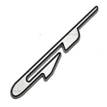 3D 자동차 금속 GT 라인 펜더 후면 트렁크 바디 엠블럼 배지 스티커 기아 K9 K3 K4 K5 208 308 508, 09 metal