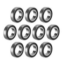 Uxcell 68012RS 딥 그루브 볼 베어링 이중 밀봉 1180801 12mm x 21mm 5mm 탄소강 10개 팩 USA 미국