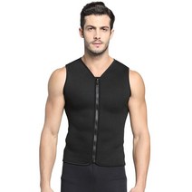 다이빙 웻슈트 드라이슈트 바다수영 서핑 남성용 네오프렌 민소매 잠수복 조끼 자켓 반바지 2mm UV 보호, 01 MY083_02 M