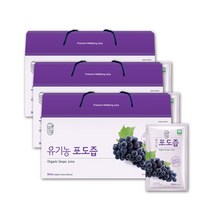 유기농 포도즙 포도주스 포도쥬스 포도음료 포도 농축액 액기스 원액 병문안 거래처 방문 감사 지인 선물 답례품 어린이간식 부모님 은사님 거래처 명절 선물 X 30팩 3박스