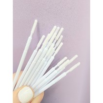 리얼뷰티 롱헤드 마이크로면봉 뷰러펌, 1개, 100개입