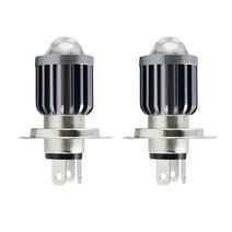 오토바이 LED 확산렌즈 전조등 H4 1pcs
