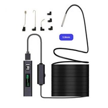 배관 내시경카메라 하수구내시경 내시경 카메라 3.9mm/8mm 무선 2.0 MP HD 보어스코프 리지드 스네이크 케이블 아이폰 안드로이드 삼성 화웨이 태블릿 pc용, CHINA_1m | 3.9mm1200P Hardcabl