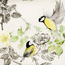 파스텔크래프트 냅킨아트 211200 Dog Rose 냅킨20매 33x33cm 0423, 20매입, 혼합색상