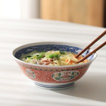 오반자이 이마리스타일 중화풍 1리터 일본 라면기 5designs, 이마리라면기[파랑색1p]
